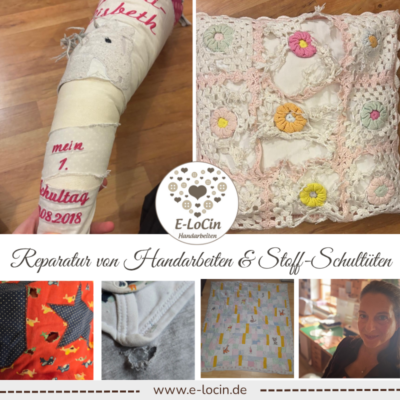 Reparatur von Handarbeiten, Erbstücke und Patchworkdecken